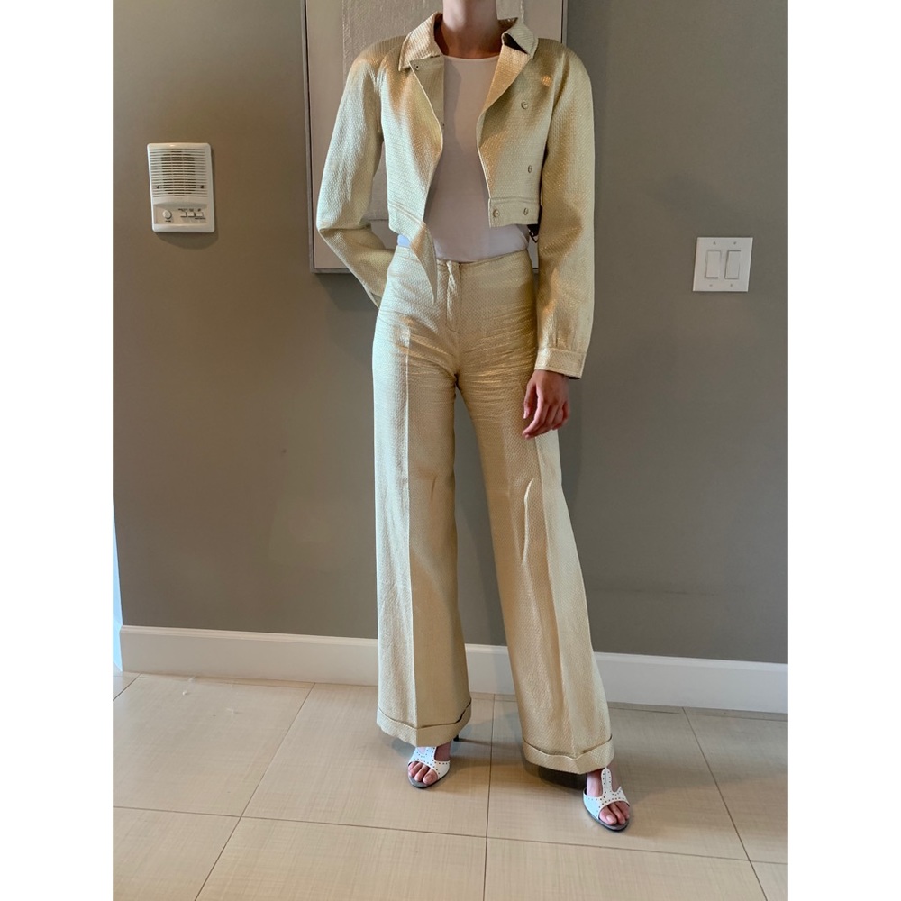 Maurizio Pecoraro Gold Suit Set